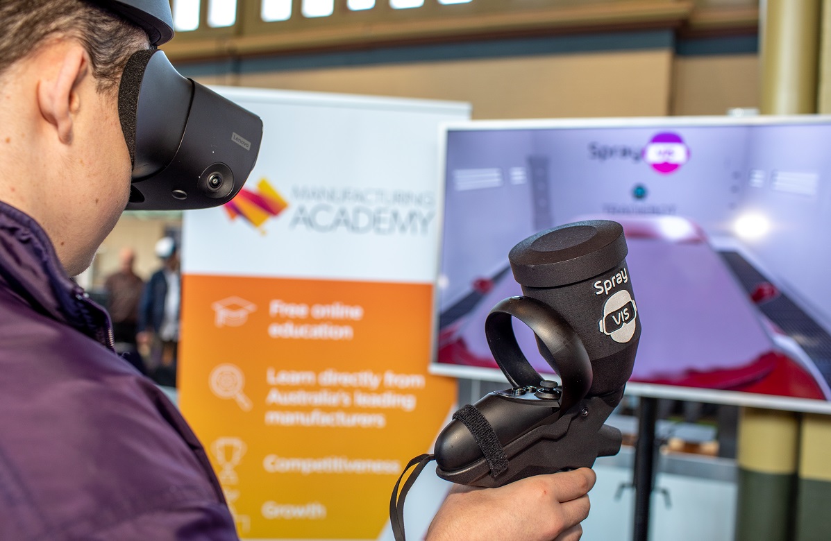 Tradiebot Develops VR Spray Painting Simulator - BodyShop News