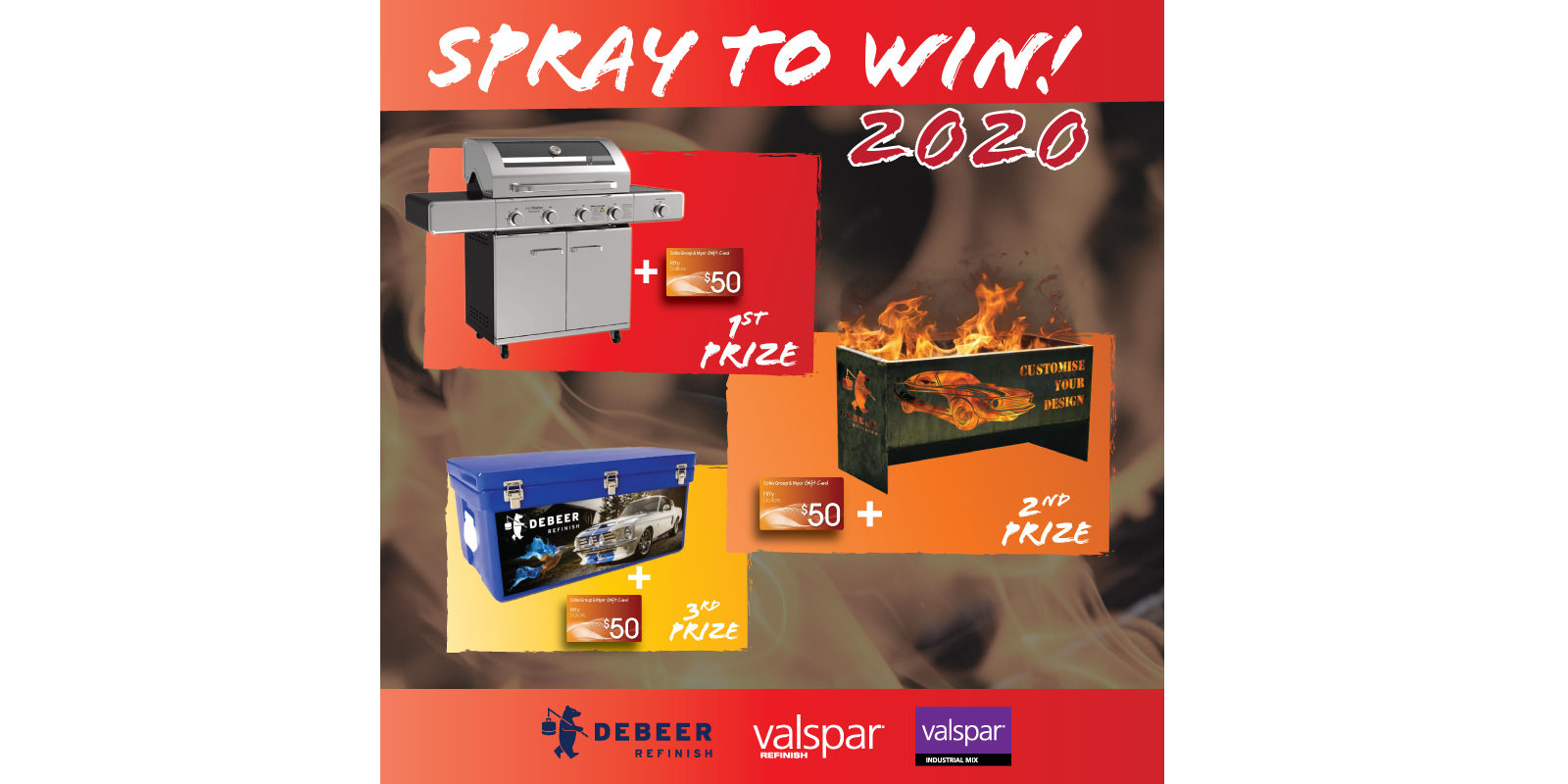 Spray To Win 2020 With DeBeer And Valspar