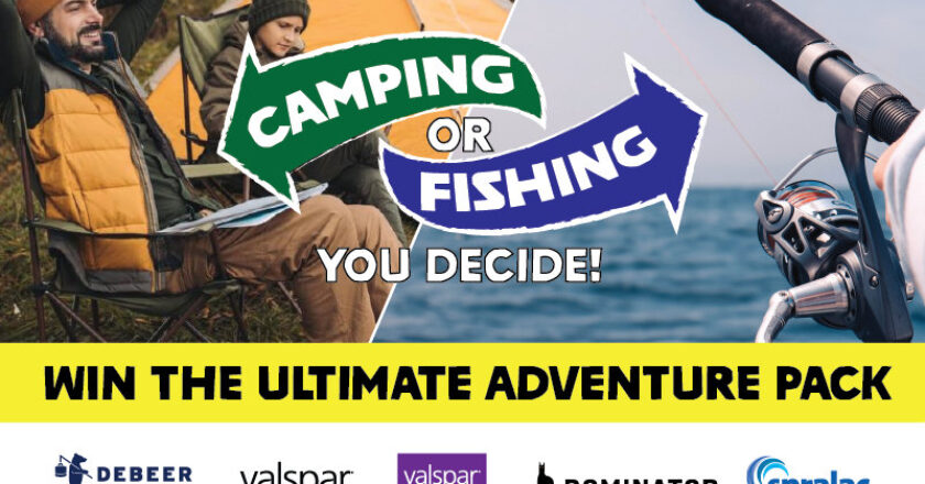 Camping Or Fishing? Valspar Launches The Ultimate Adventure Pack Competition