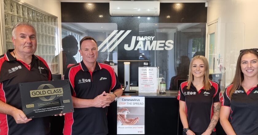 I-CAR Announces Gold Class For Barry James Auto Body Repair Centre