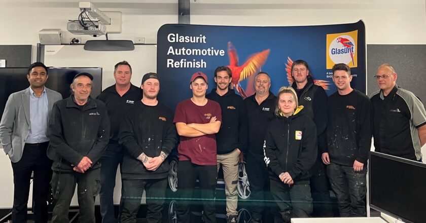 Sheen Panel Service Apprentices Undertake Glasurit Training With BASF